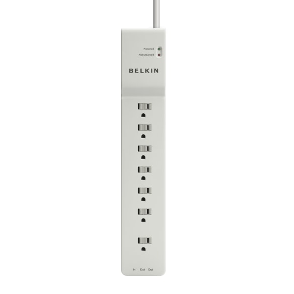 7-Outlet Home/ Office Series Surge Protector with 6 ft Cord.