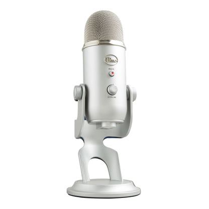 Blue Yeti USB Microphone for PC  Mac  Gaming  Recording  Streaming  Podcasting  Plug and Play  Silver