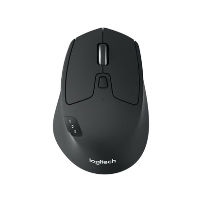 Logitech M720 Triathlon Multi-Device Wireless Mouse  Bluetooth  USB Unifying Receiver  1000 DPI  6 Programmable Buttons  2-Year Battery  Compatible with Laptop  PC  Mac  iPadOS