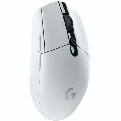 Logitech G305 LIGHTSPEED Wireless Gaming Mouse  HERO Sensor  12 000 DPI  Lightweight  6 Programmable Buttons  250h Battery  On-Board Memory  Compatible with PC  Mac - White