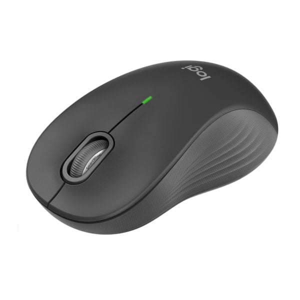 Logitech Signature M550 Wireless Mouse - Large - Graphite : Bluetooth & USB-A Connection:Compatible with PCs, Macs, Chromebooks, and tablets