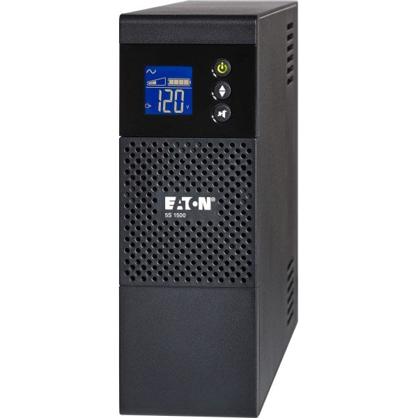Eaton 5S1500LCD 5S UPS 1500VA 900 Watt 120V LCD Line-Interactive Battery Backup ECO USB - Tower - 2 Minute Stand-by - 110 V AC Input - 115 V AC Output - 10 x NEMA 5-15R