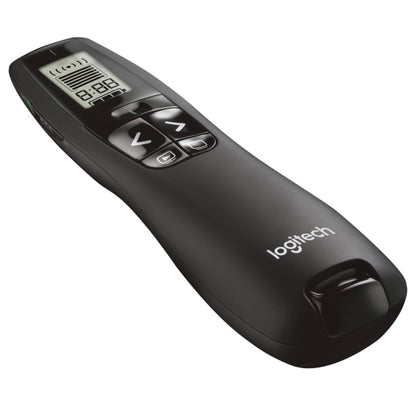 Logitech Professional Wireless Presenter R800 with Green Laser Pointer  100ft Projection  Black