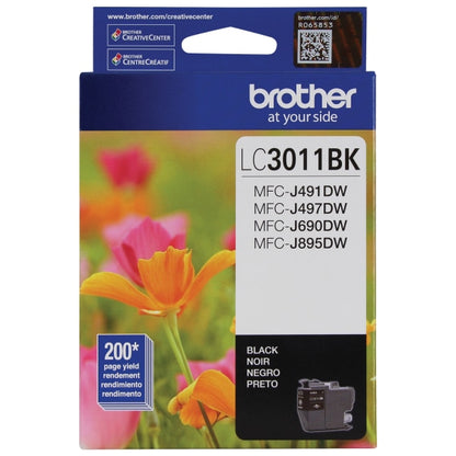 Brother - LC3011BKS Standard-Yield Ink Cartridge - Black