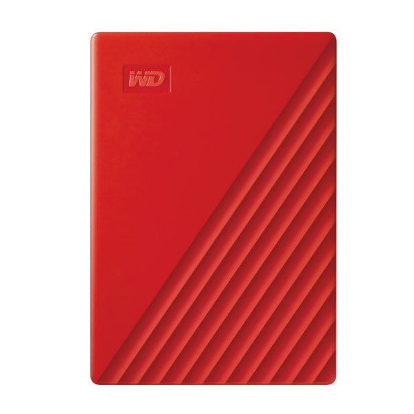 Western Digital My Passport 4TB - Red: USB, Password Protected, Automatic Backup