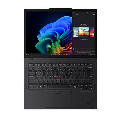 Lenovo ThinkPad T14 Gen 6 (AMD) Copilot+ PC AMD Ryzen AI 7 PRO 350 Laptop 35.6 cm (14") Touchscreen WUXGA 32 GB DDR5-SDRAM 512 GB SSD Wi-Fi 7 (802.11be) Windows 11 Pro French Black