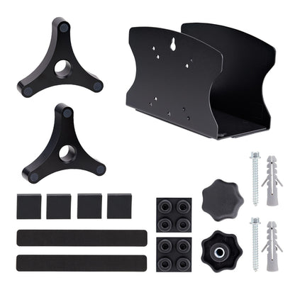 StarTech.com PC Wall Mount Bracket, Supports Desktop Computers Up To 40lb (18kg), Tool-Less Adjustments 1.9-7.8in (50-200mm), Heavy-Duty Wall Mount Shelf/Holder for PC Case/Tower - TAA
