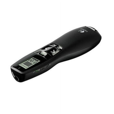 Logitech Professional Wireless Presenter R800 with Green Laser Pointer  100ft Projection  Black