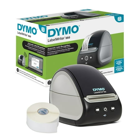 DYMO LabelWriter 550 Label Printer  Label Maker with Direct Thermal Printing  Automatic Label Recognition  Prints Address Labels  Shipping Labels  Mailing Labels  Barcode Labels  and More