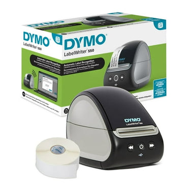 DYMO LabelWriter 550 Label Printer  Label Maker with Direct Thermal Printing  Automatic Label Recognition  Prints Address Labels  Shipping Labels  Mailing Labels  Barcode Labels  and More