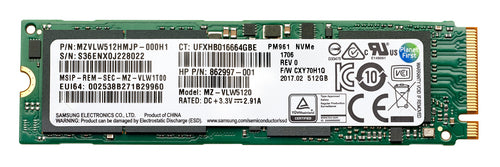 HP 512GB PCIe 4x4 NVMe TLC SSD
