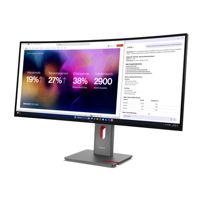 Lenovo ThinkVision P40WD-40 computer monitor 100.8 cm (39.7") 5120 x 2160 pixels WUHD LED Black