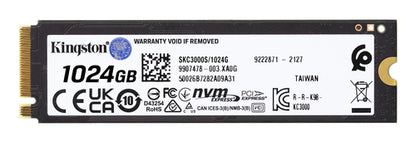 Kingston Technology 1024G KC3000 M.2 2280 NVMe SSD