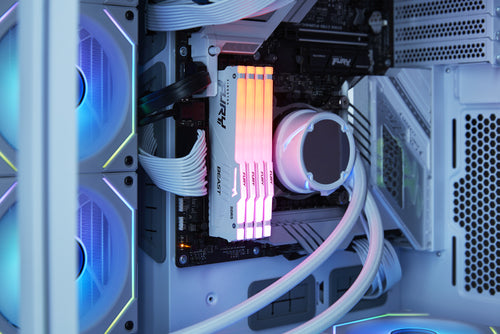 Kingston Technology FURY Beast 64GB 6000MT/s DDR5 CL36 DIMM (Kit of 2) White RGB EXPO