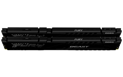 Kingston Technology FURY Beast 64GB 5600MT/s DDR5 CL36 DIMM (Kit of 2) Black