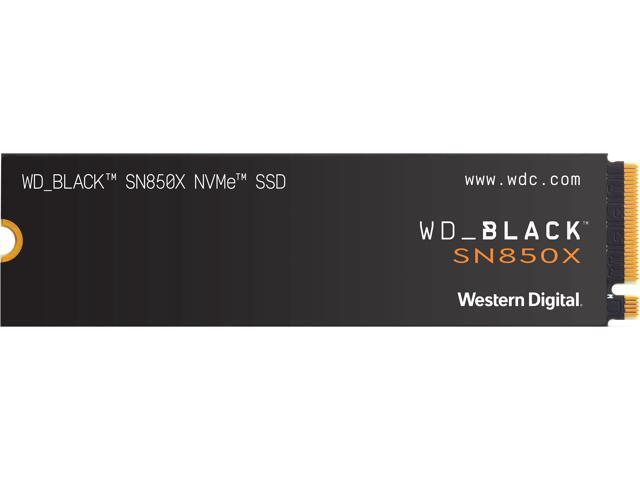 WD_BLACK 4TB SN850X NVMe SSD  Internal Gaming Solid State Drive without Heatsink- WDS400T2X0E-00BCA0