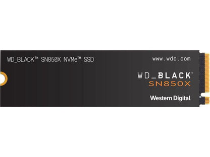 WD_BLACK 4TB SN850X NVMe SSD  Internal Gaming Solid State Drive without Heatsink- WDS400T2X0E-00BCA0