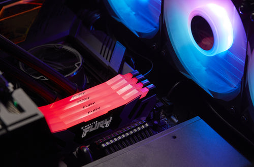 Kingston Technology FURY 24GB 8000MT/s DDR5 CL38 DIMM Renegade RGB Silver