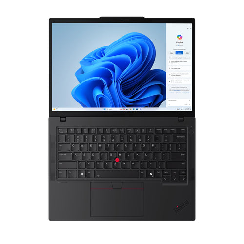 Lenovo ThinkPad T14 Gen 5 (AMD) AMD Ryzen™ 7 8840U Laptop 35.6 cm (14") Touchscreen WUXGA 32 GB DDR5-SDRAM 512 GB SSD Wi-Fi 6E (802.11ax) Windows 11 Pro French Black
