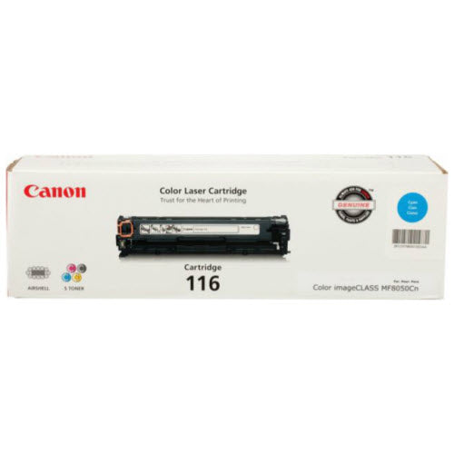 Canon CRG116 Toner Cartridge - Laser - Cyan