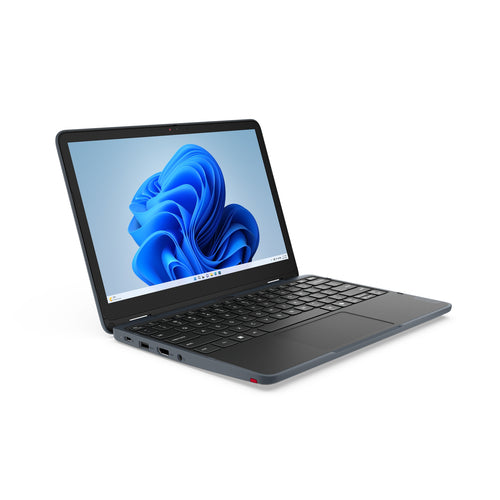 Lenovo 300w 2-in-1 Gen 5 Intel® N N150 Hybrid (2-in-1) 29.5 cm (11.6") Touchscreen HD 8 GB LPDDR5-SDRAM 128 GB SSD Wi-Fi 6E (802.11ax) Windows 11 Pro English Grey
