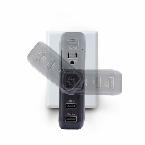 StarTech.com 100W USB-C Wall Charger, 2x USB-C/2x USB-A, Fast Charging Portable GaN Charger Power Adapter, USB Power Delivery 3.0, 6ft/1.8m Cable