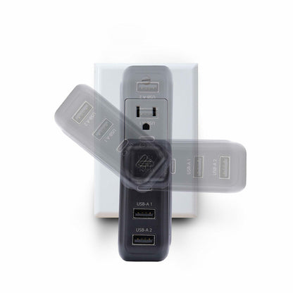 StarTech.com 100W USB-C Wall Charger, 2x USB-C/2x USB-A, Fast Charging Portable GaN Charger Power Adapter, USB Power Delivery 3.0, 6ft/1.8m Cable