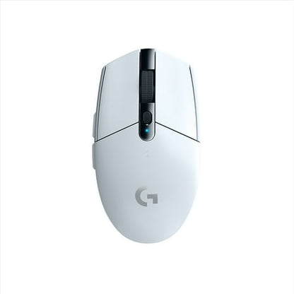 Logitech G305 LIGHTSPEED Wireless Gaming Mouse  HERO Sensor  12 000 DPI  Lightweight  6 Programmable Buttons  250h Battery  On-Board Memory  Compatible with PC  Mac - White