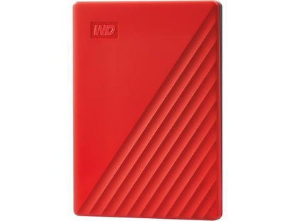Western Digital 2TB WD My Passport  Portable External Hard Drive HDD  Red - WDBYVG0020BRD-WESN
