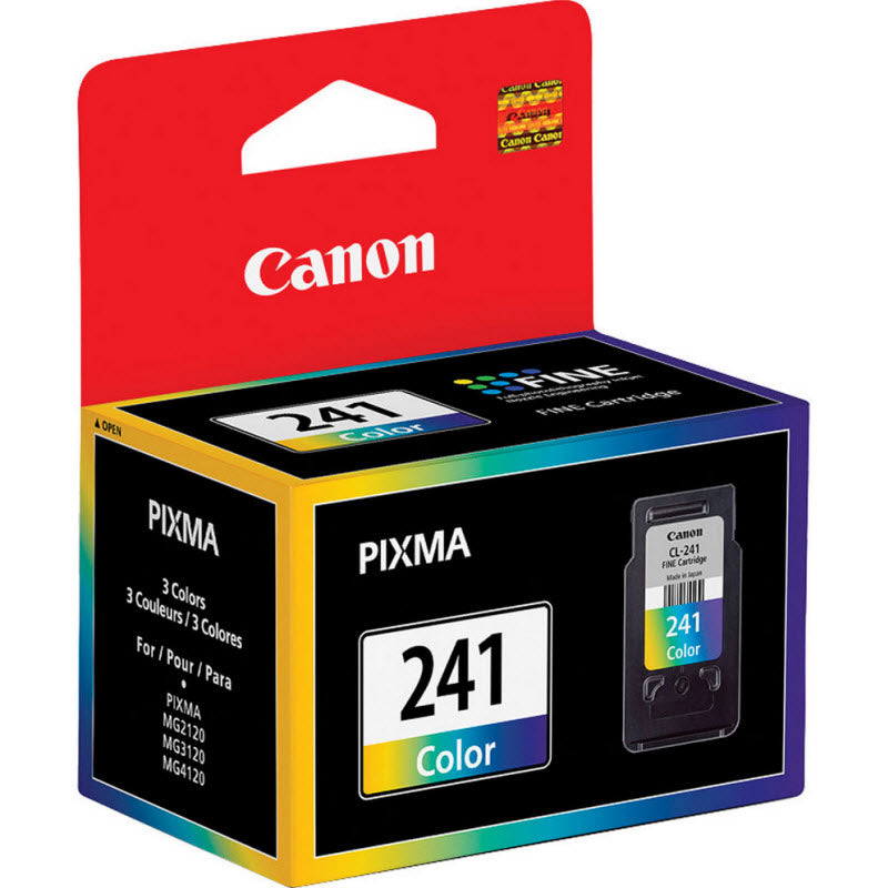 Canon CL-241 Genuine Color Ink Cartridge  Compatible with MG2120/3120/4120  MX512/432/472/372/392/522/532/452  MG2220/3220/4220/3520/3620  TS5120