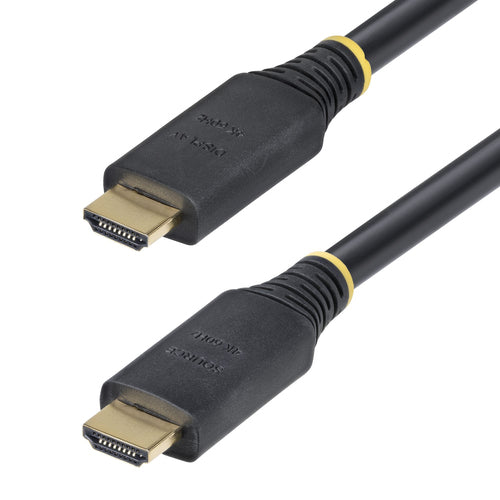 StarTech.com 35ft (10.6m) Active High Speed HDMI Cable, 4K 60Hz/1440p 144Hz, HDR10/HDCP 2.2/ARC, 18Gbps, UHD HDMI 2.0 Cord for TV/Monitor/Display, TPE Jacket