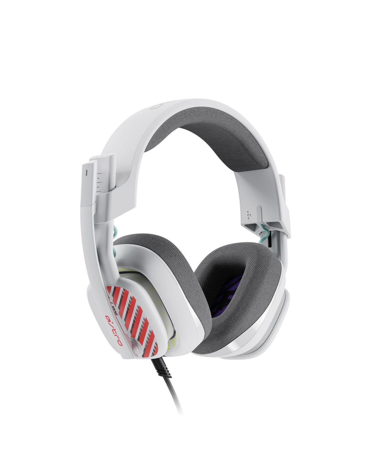 ASTRO A10 Gaming Headset Gen 2 Wired Headset - Over-ear gaming headphones with flip-to-mute microphone  32 mm drivers  compatible with PlayStation  PC  White