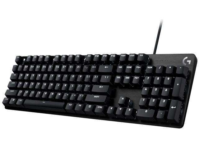 Logitech G413 SE Full-Size Corded Gaming Keyboard  PBT Keycaps  Tactile Mechanical Switches  6-Key Rollover Anti-Ghosting  FN Keys—white Backlit LED