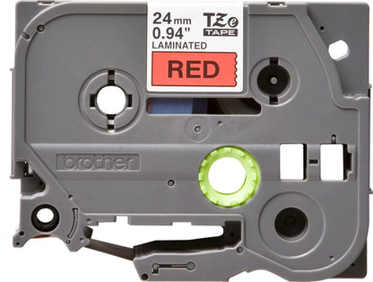 Brother TZE-451 label-making tape Black on red TZ
