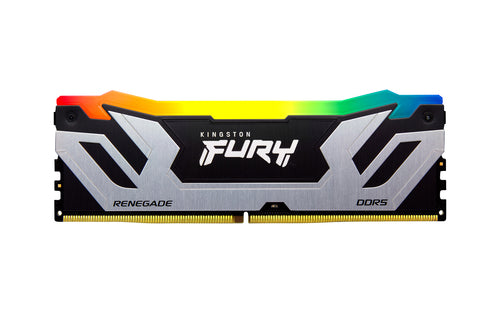 Kingston Technology FURY 48GB 8400MT/s DDR5 CL40 CUDIMM (Kit of 2) Renegade RGB Silver XMP