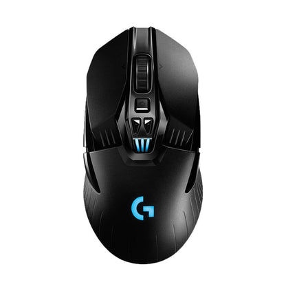 Logitech G903 LIGHTSPEED Wireless Gaming Mouse w/ HERO 25K Sensor  140+ Hour with Rechargeable Battery and LIGHTSYNC RGB. POWERPLAY Compatible  Ambidextrous  107g+10g Optional  25 600 DPI