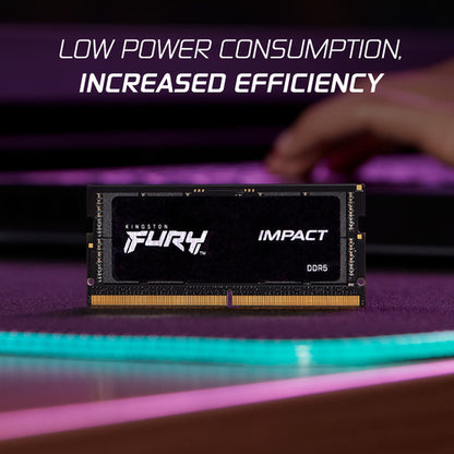 Kingston Technology FURY 32GB 6400MT/s DDR5 CL38 SODIMM (Kit of 2) Impact XMP