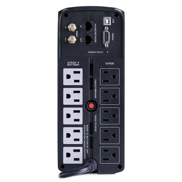 CyberPower BRG1000AVRLCD uninterruptible power supply (UPS) 1 kVA 600 W 10 AC outlet(s)