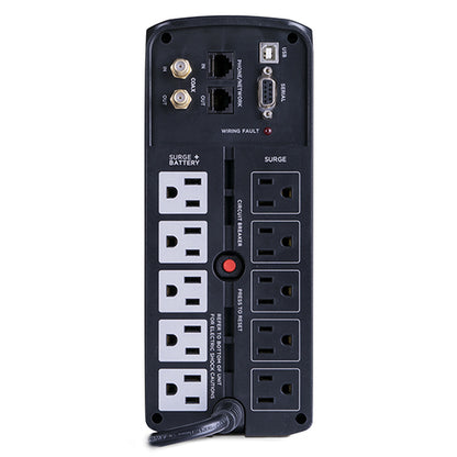 CyberPower BRG1000AVRLCD uninterruptible power supply (UPS) 1 kVA 600 W 10 AC outlet(s)