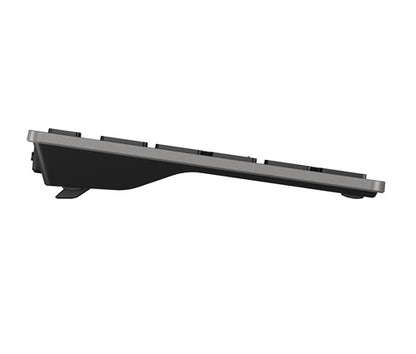 HP 725 MULTI-DEVICE RCHRGBL WL KBD UNITED STATES / CANADA ENGLISH keyboard Home/Office RF Wireless + Bluetooth Black