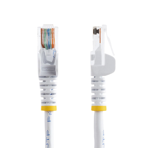 StarTech.com 10 ft White Snagless Category 5e (350 MHz) UTP Patch Cable networking cable 3.05 m