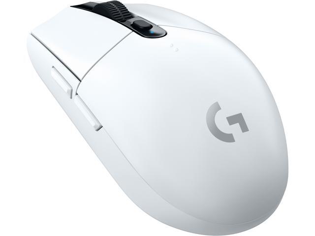 Logitech G305 LIGHTSPEED Wireless Gaming Mouse  HERO Sensor  12 000 DPI  Lightweight  6 Programmable Buttons  250h Battery  On-Board Memory  Compatible with PC  Mac - White