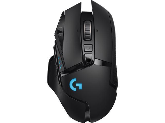 Logitech G502 LIGHTSPEED Wireless Gaming Mouse  HERO 25K Sensor  25 600 DPI  RGB  Adjustable Weights  11 Programmable Buttons  Long Battery Life  On-Board Memory  PC / Mac