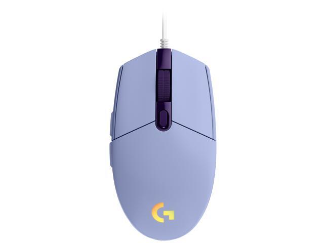 Logitech - G203 LIGHTSYNC Wired Optical Gaming Mouse with 8,000 DPI sensor - Wired - Lilac