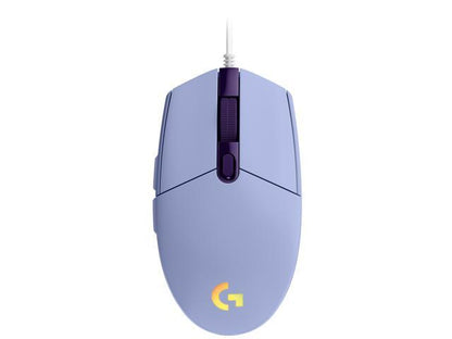 Logitech - G203 LIGHTSYNC Wired Optical Gaming Mouse with 8,000 DPI sensor - Wired - Lilac