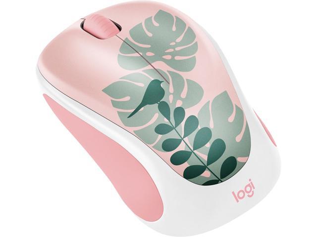 Logitech - Design Collection Limited Edition Wireless Compact Mouse with Colorful Designs  Chirpy Bird