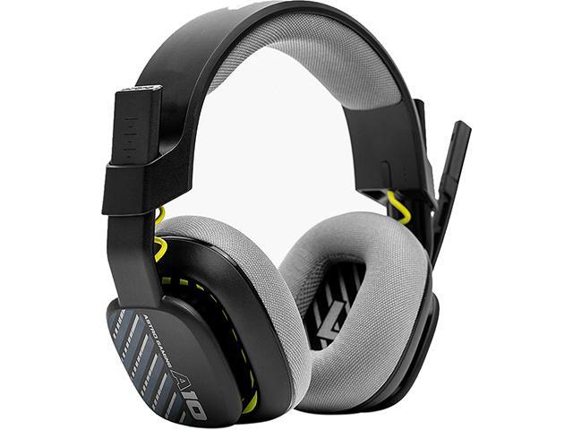 ASTRO A10 Gaming Headset Gen 2 Wired Headset - Over-ear gaming headphones with flip-to-mute microphone  32 mm drivers  compatible with Xbox  PC  Black