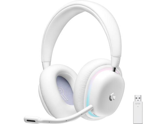 Logitech - G735 Aurora Collection Wireless Gaming Headset for PC, Mobile - White Mist