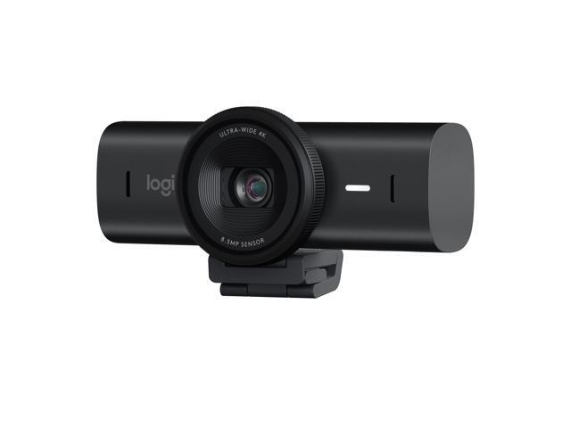 Logitech - MX Brio Ultra HD 4K Video Conference, Gaming and Streaming Webcam - Black