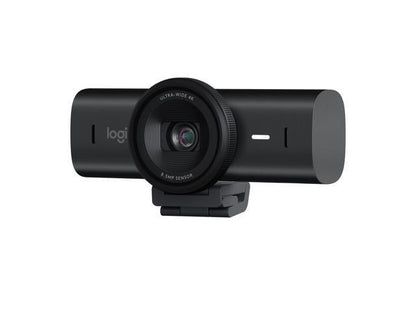 Logitech - MX Brio Ultra HD 4K Video Conference, Gaming and Streaming Webcam - Black